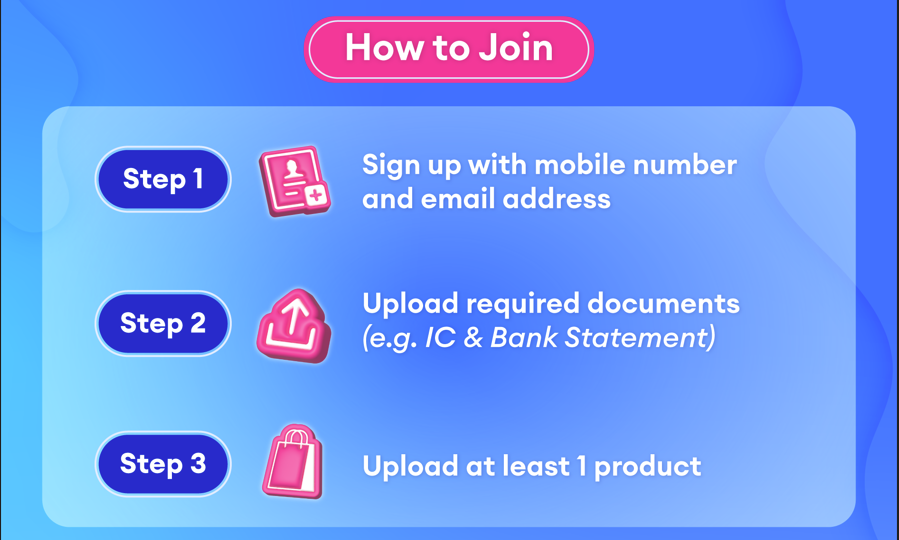 alt=How to join new seller package